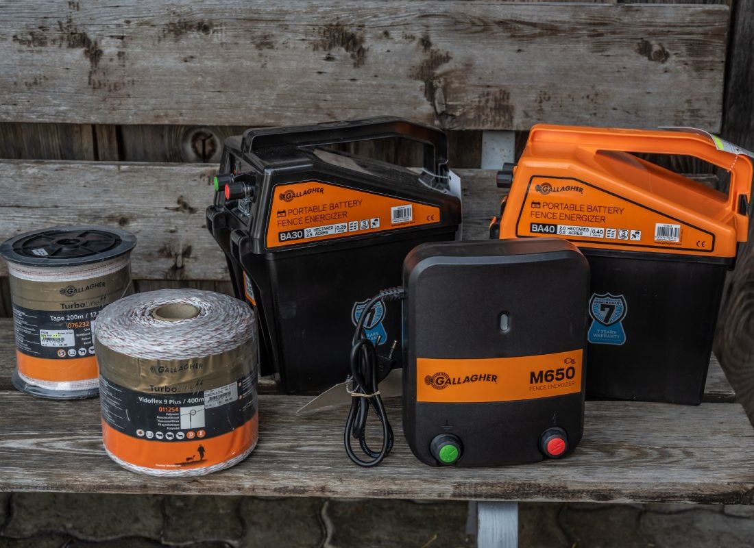 Elektrozaun mit Batterie